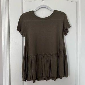 Green Urban Outfitters top in a size small for sale